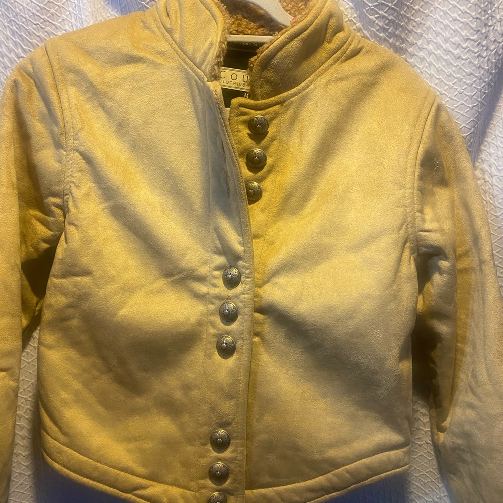 Gold Button-Up Jacket